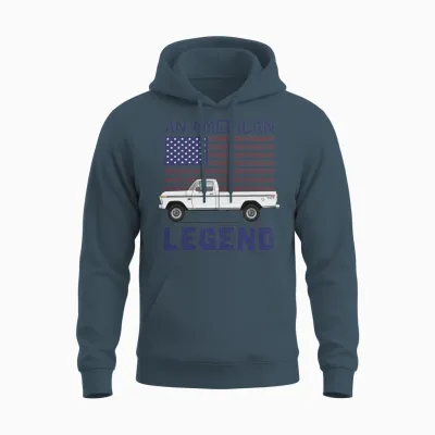 Legend Pure White Unisex Hoodie - Dark Heather