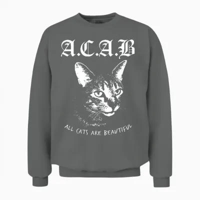 All Cats Are Beautiful Tshirt, 1312 Hoodie 1312 Pullover Unisex Sweatshirt - Graphite Heather