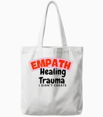 Healing Motivation Tote Bags - White
