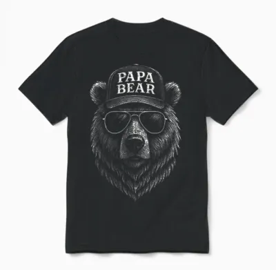 Papa Geschenk Geburtstag Shirt Papa Spruch Lustig Papa Unisex T-Shirt - Black