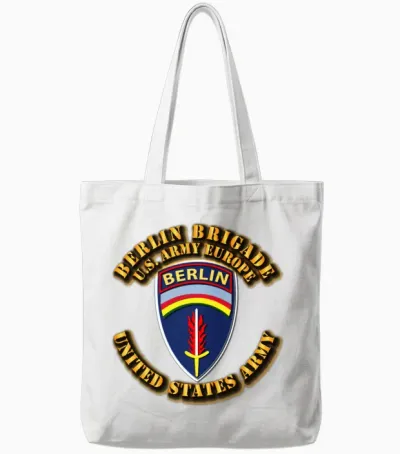 Berlin Brigade Tote Bags - White
