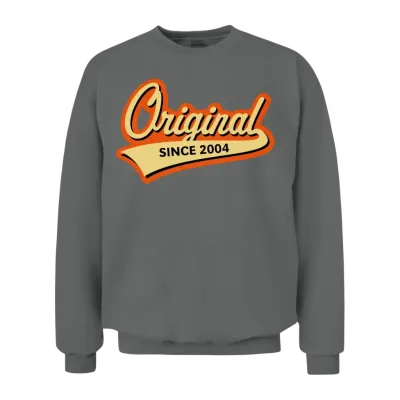 Original Since 2004 (year of Birth, Birthday / 3c) Unisex Sweatshirt - Graphite Heather