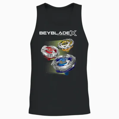Beyblade X Team Persona X Logo Unisex Tank Top - Black