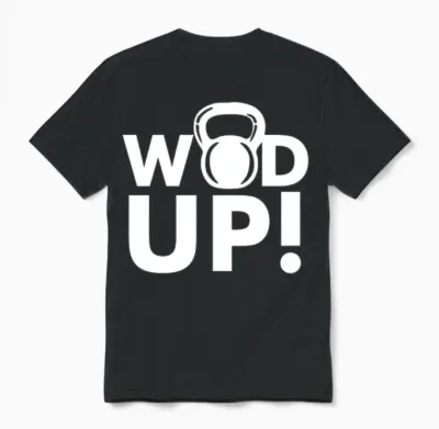 Crossfit Wod Up Unisex T-Shirt - Black