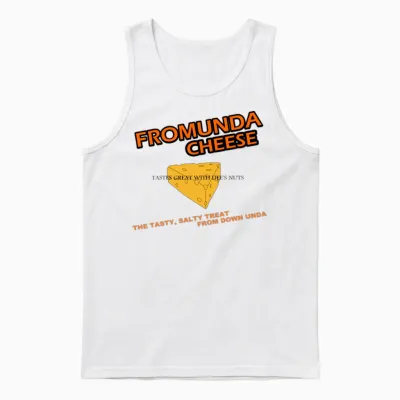 Fromunda Cheese Unisex Tank Top - White