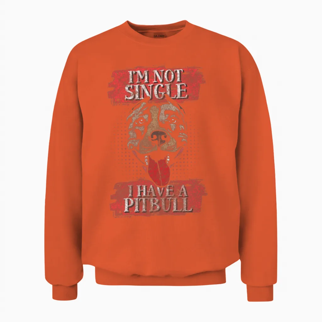 Dog Dog Friend Dog Sports Lovers Gift Unisex Sweatshirt in Orange