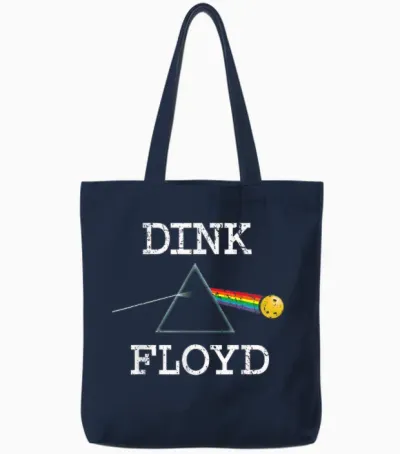 Funny Pickleball Shirt. Dink Player Usa Vintage Retro Tote Bags - Navy