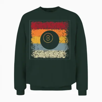 Billiards Retro Unisex Sweatshirt - Forest
