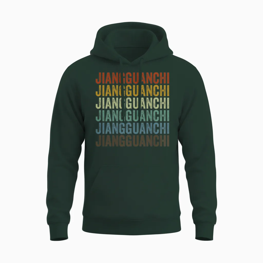 Jiangguanchi China Retro Vintage Unisex Hoodie - Forest