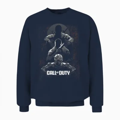 Call of Duty Black Ops Halftone Gaming Unisex Sweatshirt - Navy
