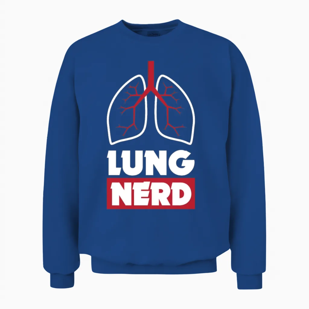 Funny Respiratory Therapist Respiratory Therapy Unisex Sweatshirt in Royal