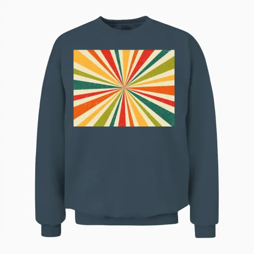 Retro Unisex Sweatshirt - Dark Heather
