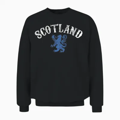 Scotland Lion Rampant Unisex Sweatshirt - Black