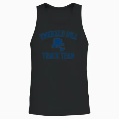 Emerald Hill Track Team Unisex Tank Top - Black