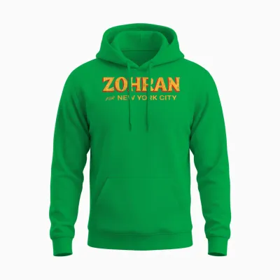 Zohran Mamdani Unisex Hoodie - Irish Green