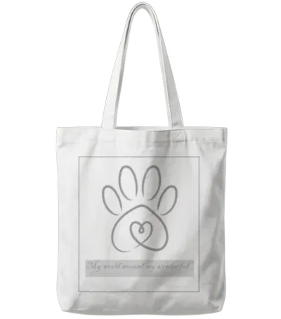 My Dog Tote Bags - White