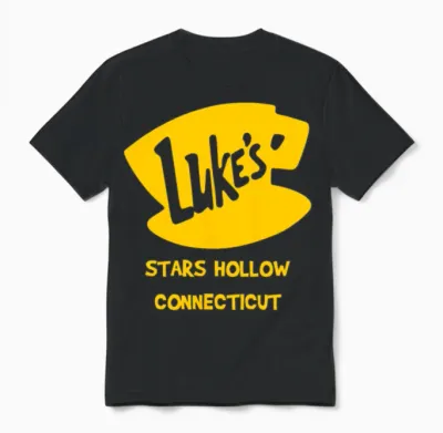 Lukes Diner Unisex T-Shirt - Black