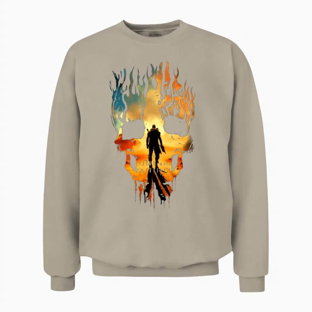 Road Warrior - Awareness Unisex Sweatshirt in Sand