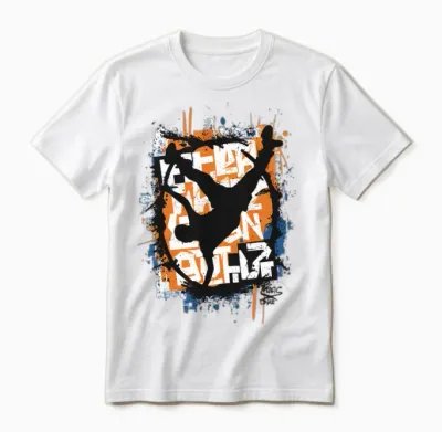 Vintage Hip Hop Rapper-Inspired Urban Art Unisex T-Shirt - White