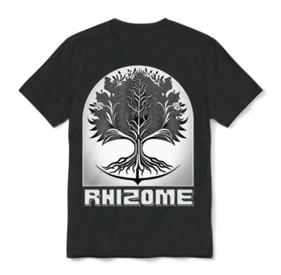 Boho Bloom Unisex T-Shirt - Black