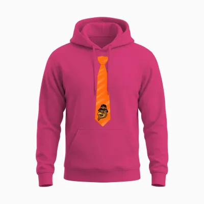 Thanksgiving Tie Funny Thanksgiving Turkey Trot Unisex Hoodie - Heliconia