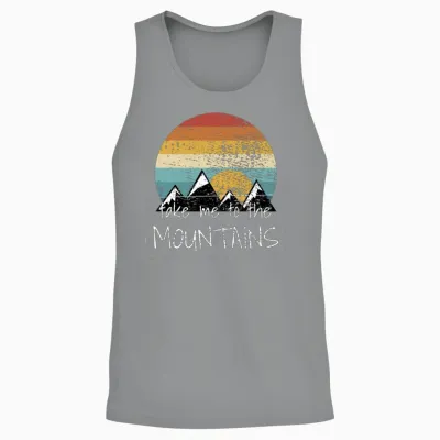 Hiking - Take Me to the Mountains Unisex Tank Top - Sport Grey