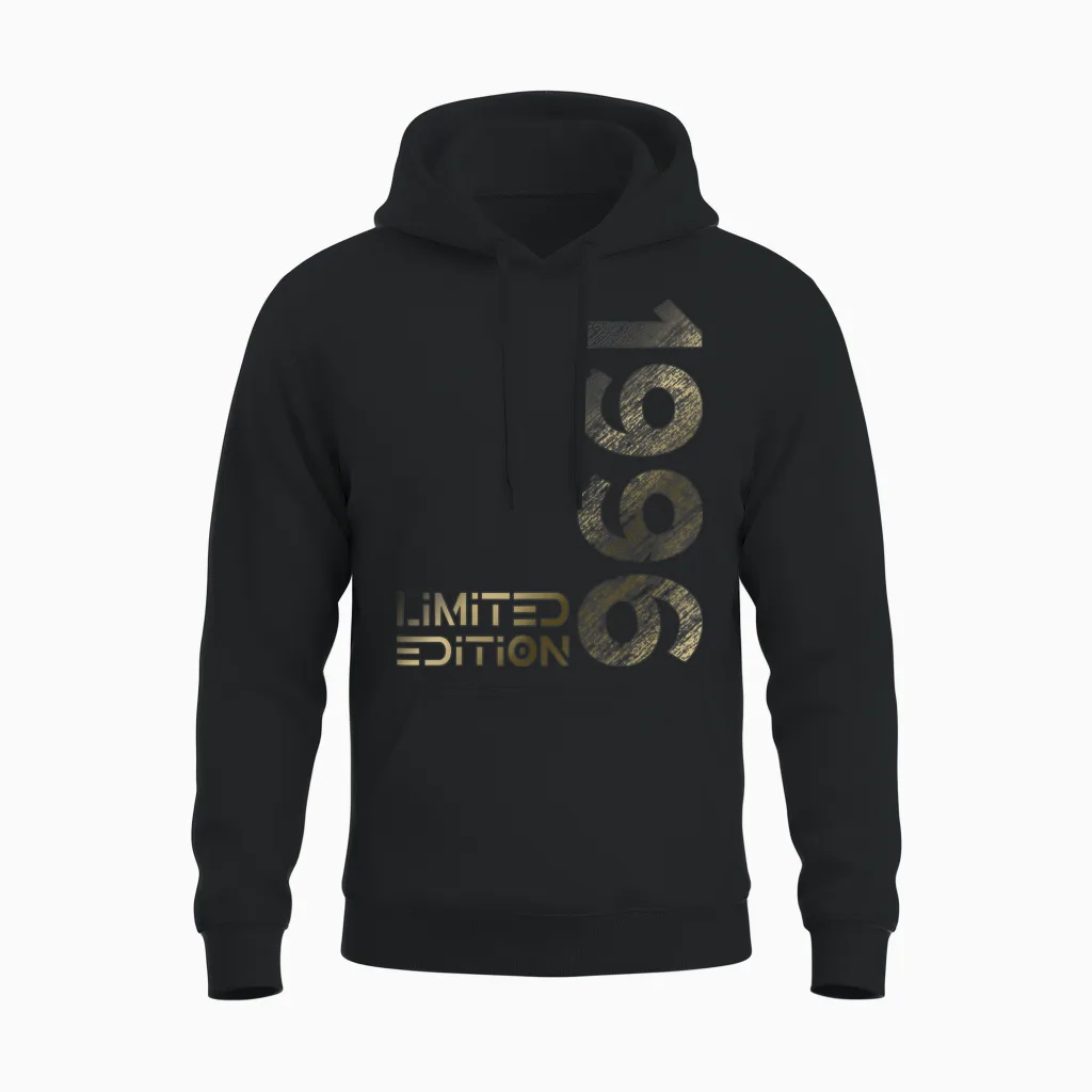 Limited Edition Vintage 1996 Man Woman 30th Birthday Unisex Hoodie in Black