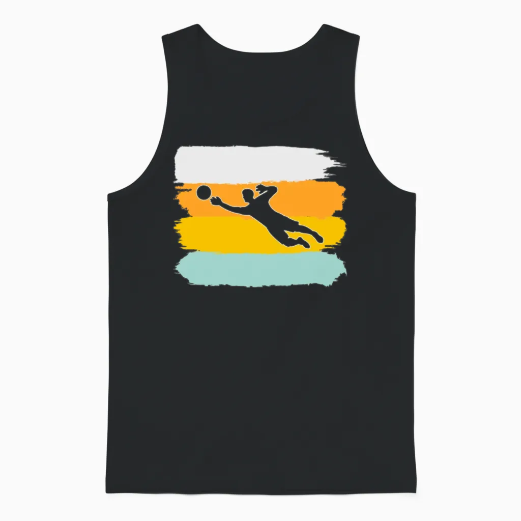 Keeper Retro Unisex Tank Top in Black