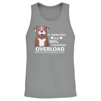 Dog Mama Dog Father Dog Lovers Unisex Tank Top - Sport Grey – 2