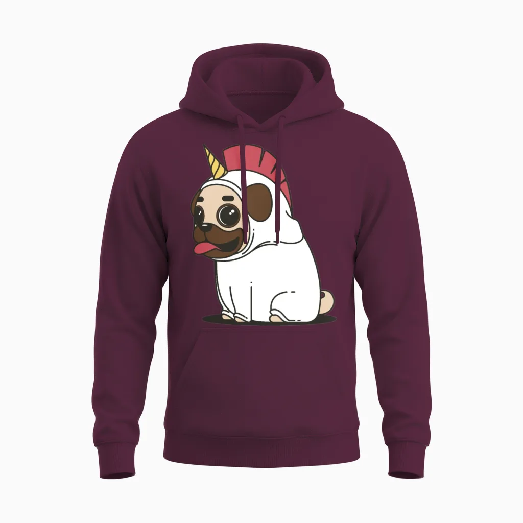 Dog Lovers Unisex Hoodie in Maroon