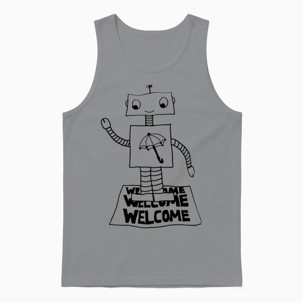 Armchair Expert Merch Unisex Tank Top in Sport Grey