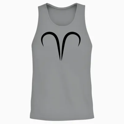 Aries Zodiac Astrology Unisex Tank Top - Sport Grey