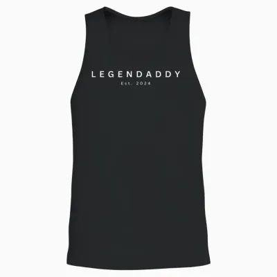 Legendaddy 2024 Papa Vater Geschenk Unisex Tank Top - Black