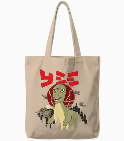 Big Yee Lustige Klassische Meme Dinosaurier Riesen Dino City Tote Bags - Natural