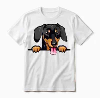 Dachshund Dog Unisex T-Shirt - White