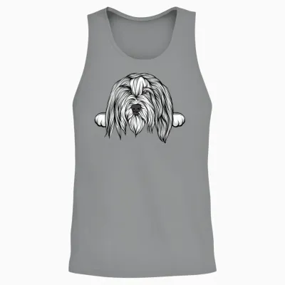 Dog Unisex Tank Top - Sport Grey