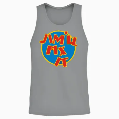Jim'll Fix It Unisex Tank Top - Sport Grey