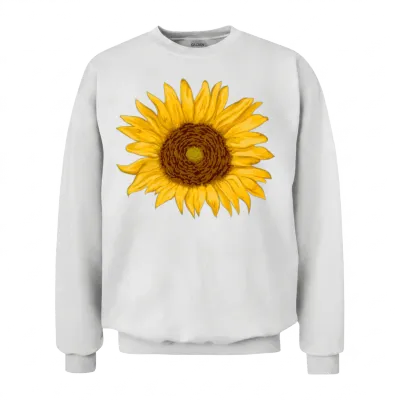 Sunflower Unisex Sweatshirt - White