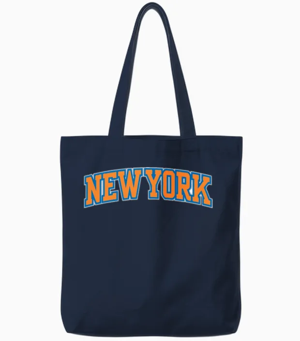 New York Tote Bags in Navy