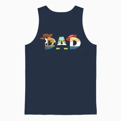 Disney and Pixar’s Toy Story Dad Father’s Day Birthday Unisex Tank Top - Navy