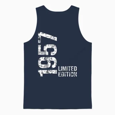 69 Geburtstag Männer 1957 Unisex Tank Top - Navy