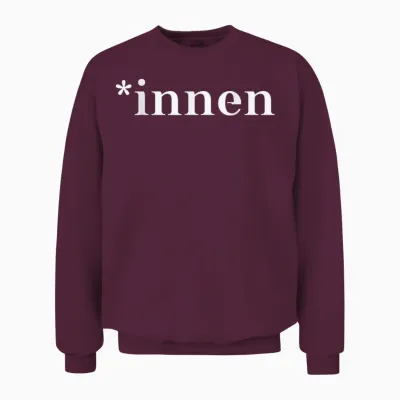 Pro Gendern - Inside - Geschenkidee - Feminismus Unisex Sweatshirt - Maroon