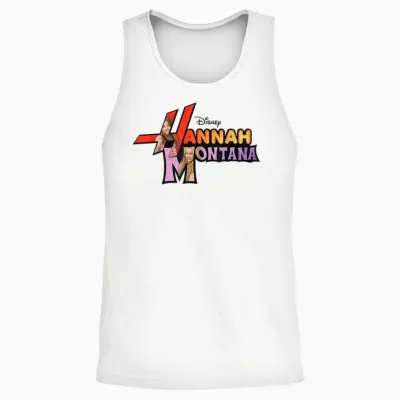 Disney Channel Hannah Montana Logo Unisex Tank Top - White
