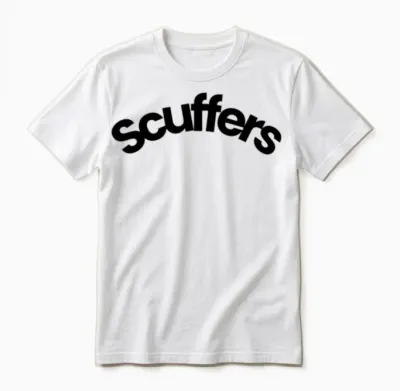 Scuffers Hoodie for Men and Women Unisex T-Shirt - White