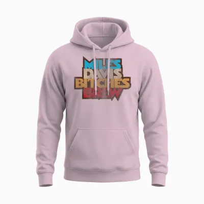 Miles Davis Bitches Brew Im Stress Unisex Hoodie - Light Pink
