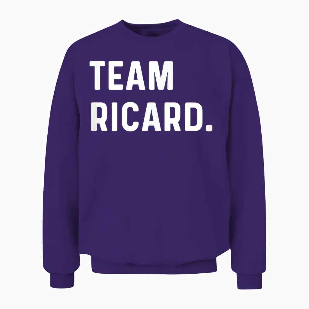 Team Ricard - Name Unisex Sweatshirt in Purple