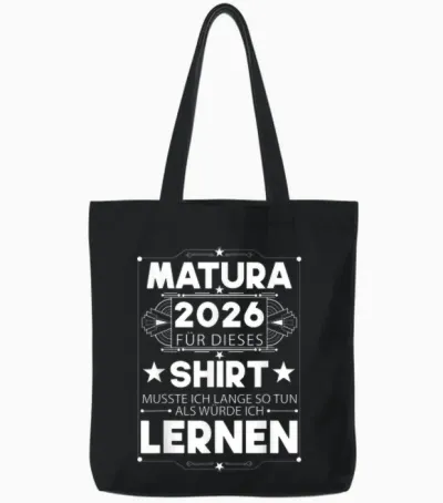 Matura 2026 | Maturant | Maturantin | Abschluss Absolventen Tote Bags - Black