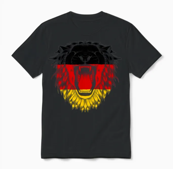 Germany Unisex T-Shirt in Black