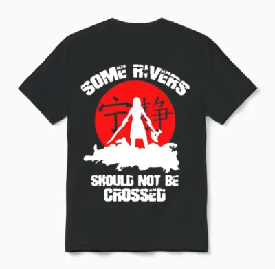 Some Rivers Should Not Be Crossed Unisex T-Shirt - Black