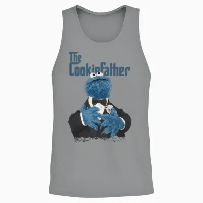 Sesame Street the Cookiefather Unisex Tank Top - Sport Grey
